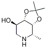 Structure of 1,3-Dioxolo4,5-cpyridin-7-ol, hexahydro-2,2,4-trimethyl-, (3aR,4S,7R,7aS)-