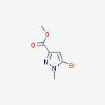 Structure of Methyl 5-bromo-1-methylpyrazole-3-carboxylate