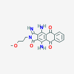 Structure of Disperse Blue  87