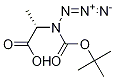 Structure of N-TERT-BUTOXYCARBONYL-AZIDO-L-ALANINE