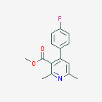 Structure of Methyl 4-(4-fluorophenyl)-2,6-dimethylnicotinate
