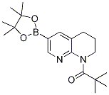 Structure of 2,2-Dimethyl-1-(6-(4,4,5,5-tetramethyl-1,3,2-dioxa borolan-2-yl)-3,4-dihydro-1,8-naphthyridin-1(2H)-y