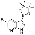 Structure of 5-Fluoro-3-(4,4,5,5-tetramethyl-1,3,2-dioxaborolan-2-yl)-1H-pyrrolo[2,3-b]pyridine