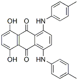 Structure of Solvent Green  20