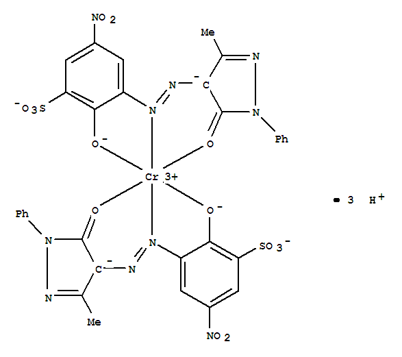 Structure of Solvent Orange  56