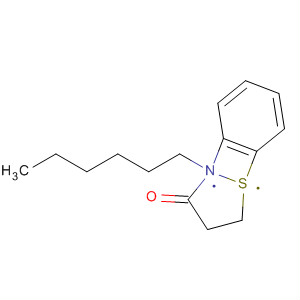 Structure of 1,2-Benzisothiazol-3(2H)-one, 2-hexyl-