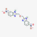 5-nitro-2-{[(6-nitro-1H-benzimidazol-2-yl)methoxy]methyl}-1H-benzimidazole结构式