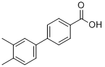 Structure of 3,4-DIMETHYL-BIPHENYL-4-CARBOXYLIC ACID