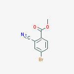 Structure of methyl 4-bromo-2-cyanobenzoate
