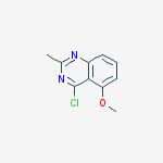 Structure of 4-chloro-5-methoxy-2-methylquinazoline