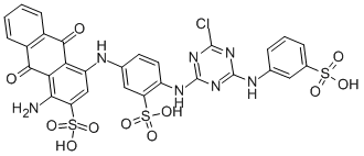 Structure of REACTIVE BLUE 2