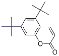 Structure of 3,5-di-tert-butylphenyl acrylate