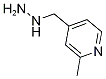 Structure of 4-(hydrazinylmethyl)-2-methylpyridine