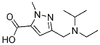 Structure of 3-((ethyl(isopropyl)amino)methyl)-1-methyl-1H-pyrazole-5-carboxylic acid