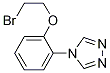 Structure of 4-(2-(2-bromoethoxy)phenyl)-4H-1,2,4-triazole