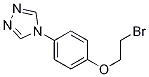 Structure of 4-(4-(2-bromoethoxy)phenyl)-4H-1,2,4-triazole
