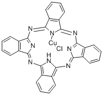 Structure of Pigment Blue 15:2