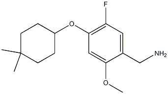 Structure of 4-[(4,4-diMethylcyclohexyl)oxy]-5-fluoro-2-Methoxy-BenzeneMethanaMine