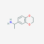 2,3-Dihydro-a-methyl-1,4-benzodioxin-6-methanamine结构式