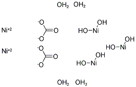 Structure of NICKEL(II) CARBONATE BASIC TETRAHYDRATE