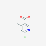 Structure of Methyl 6-chloro-4-Methylnicotinate