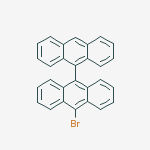 Structure of 9,9'-Bianthracene, 10-bromo-