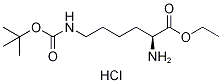 Structure of ETHYL 6-N-BOC-D-LYSINATE HCL
