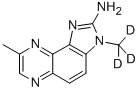 Structure of 2-Amino-8-methyl-3-(trideuteromethyl)imidazo[4,5-f]quinoxaline