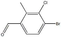 Structure of 4-BroMo-3-chloro-2-Methylbenzaldehyde