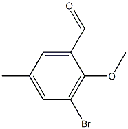 Structure of 3-BroMo-2-Methoxy-5-Methylbenzaldehyde