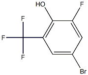 Structure of 4-Bromo-2-fluoro-6-(trifluoromethyl)phenol