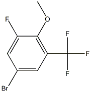 Structure of 5-Bromo-1-fluoro-2-methoxy-3-(trifluoromethyl)benzene