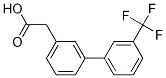 Structure of {3-[3-(trifluoromethyl)phenyl]phenyl}acetic acid