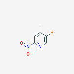 Structure of 5-bromo-4-methyl-2-nitropyridine
