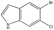 Structure of 5-Bromo-6-chloroindole