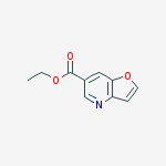 Structure of Ethyl furo[3,2-b]pyridine-6-carboxylate