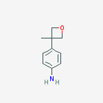 Structure of 4-(3-Methyl-3-oxetanyl)aniline