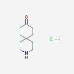 Structure of 3-azaspiro[5.5]undecan-9-one;hydrochloride