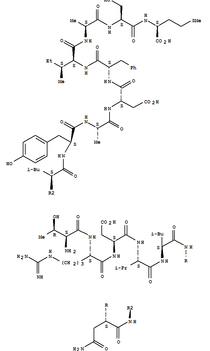 Structure of polyoma peptide antigen MT162-176