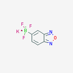 Structure of potassium,2,1,3-benzoxadiazol-5-yl(trifluoro)boranuide
