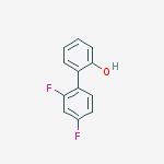 Structure of 2-(2,4-difluorophenyl)phenol