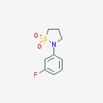 Structure of N-(3-Fluorophenyl)-1,3-propanesultam