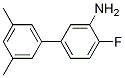 Structure of [1,1'-Biphenyl]-3-aMine, 4-fluoro-3',5'-diMethyl-
