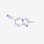 2-methylimidazo[1,2-a]pyridine-6-carbonitrile结构式