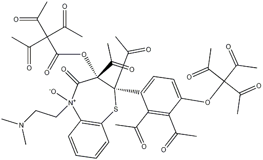 Structure of Deacetyl Diltiazem N-Oxide