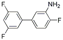 Structure of [1,1'-Biphenyl]-3-aMine, 3',4,5'-trifluoro-