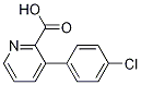Structure of 3-(4-chlorophenyl)pyridine-2-carboxylic acid