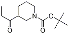 Structure of 3-Propionyl-piperidine-1-carboxylic acid tert-butyl ester
