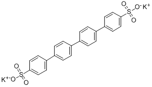 Structure of 1,1:4,1:4,1-QUATERPHENYL-4,4-DISULFONIC ACID DIPOTASSIUM SALT