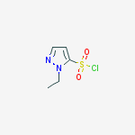 1-ETHYL-1H-PYRAZOLE-5-SULFONYL CHLORIDE结构式